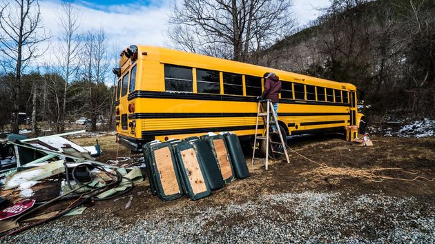 Ooit was het een gele schoolbus...