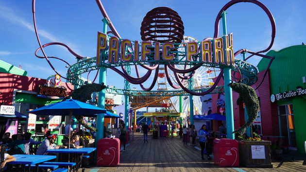 Pacific Parc, je vindt het op de Pier van Santa Monica