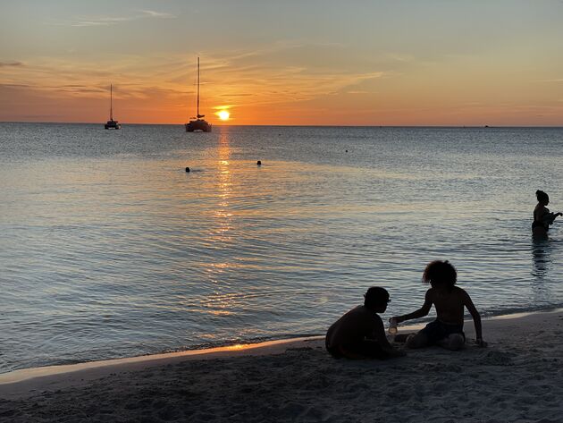 <em>Palm Beach rond zonsondergang.<\/em>