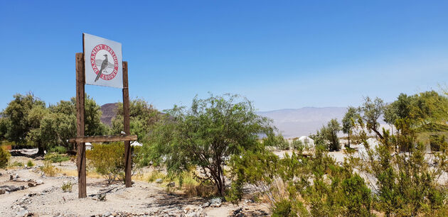 Panamint Springs, kamperen in Death Valley