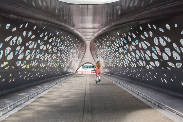 Fiets zeker ook over de nieuwe Parkbrug