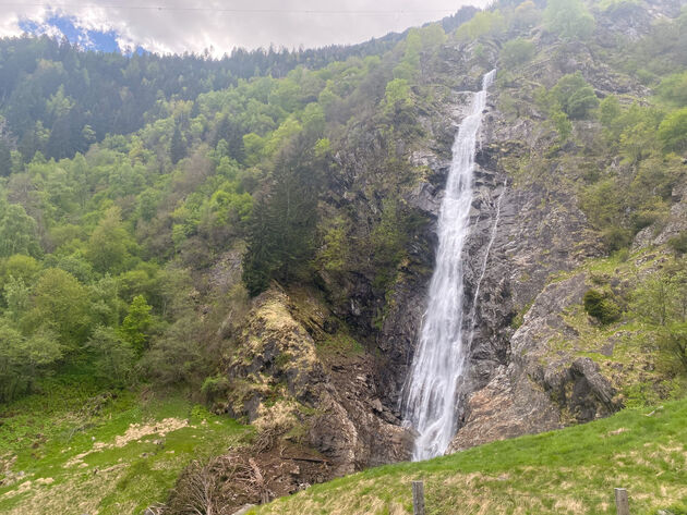 Partschins waterval van 100 meter