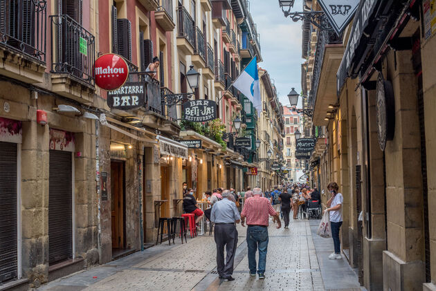 In Parte Vieja barst het van de pintxos bars