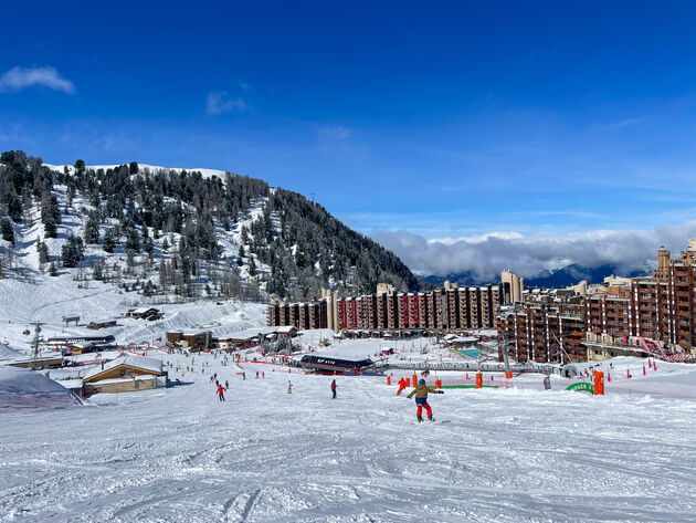 Mooi en groot: in La Plagne wil je op wintersport