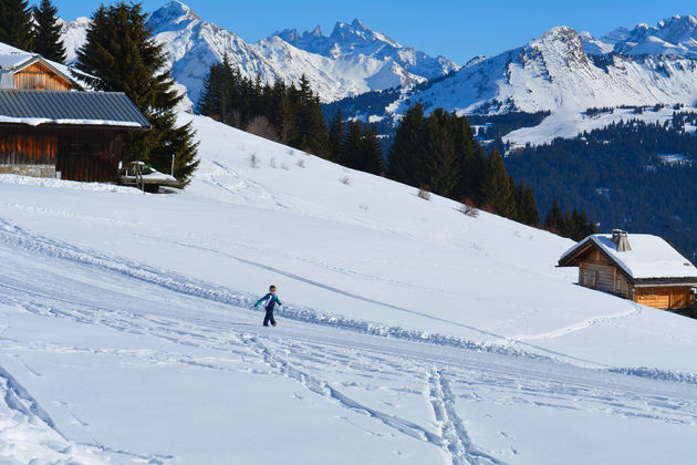 Lekker pak sneeuw in Portes du Soleil