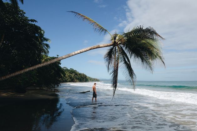 Playa Punta Uva vlakbij het dorpje Puerto Viejo