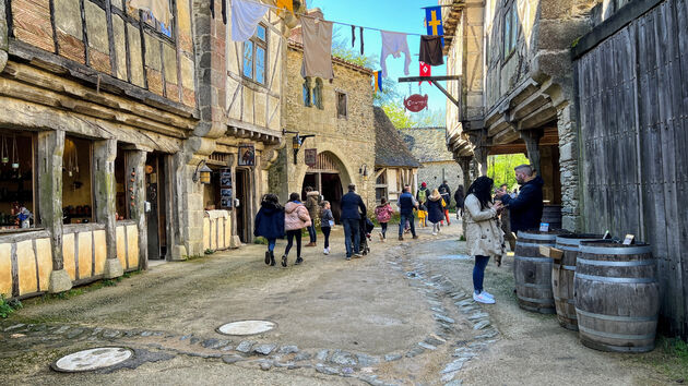 Oude dorpjes op Puy du Fou zoals je ze ook nog in Frankrijk gaat vinden