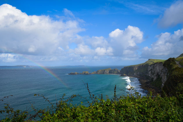 Een Noord-Ierse highlight is de Carrick-A-Rede Rope Bridge