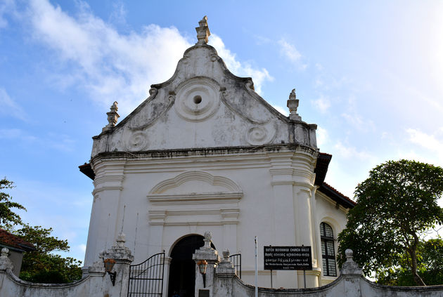 De hervormde kerk in Galle