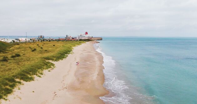 Zanderige stranden in Rosslare