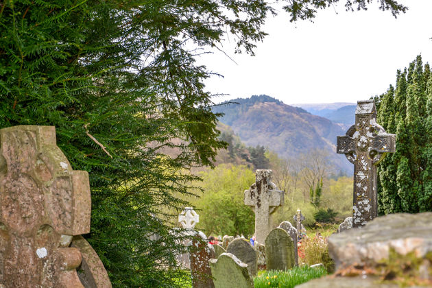 Monastieke ru\u00efnes van Glendalough