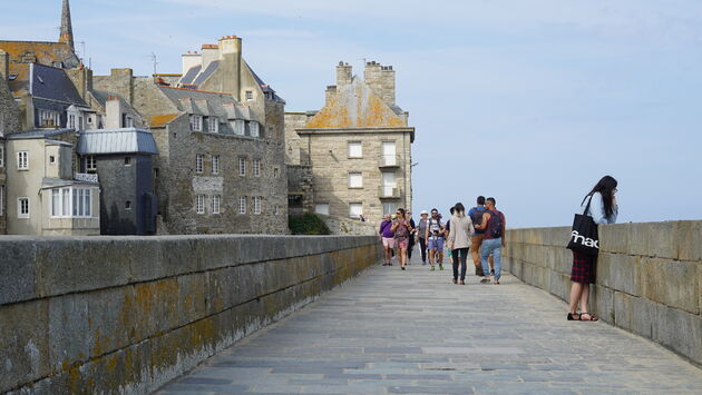 De stadswal van Saint-Malo, die mag je niet gaan missen