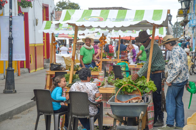 Een aantal dagen per week is er markt in Salento