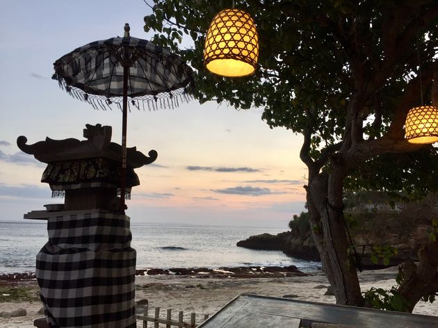 Zonsondergang op Nusa Lembongan