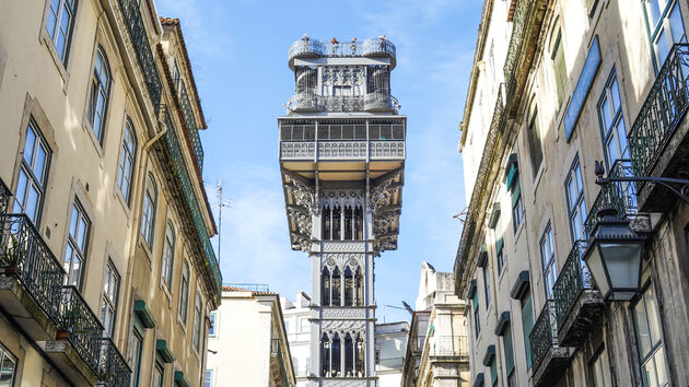 Ook heel tof: neem de Santa Justa-lift voor n\u00f3g een keer mooi uitzicht over de stad