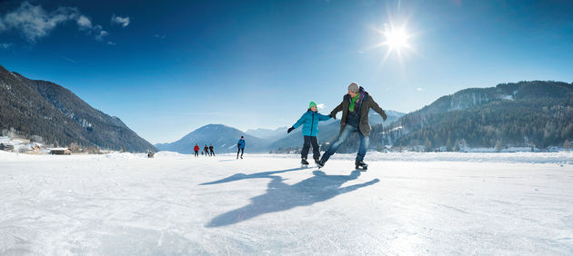 Schaatsen op de Weissensee