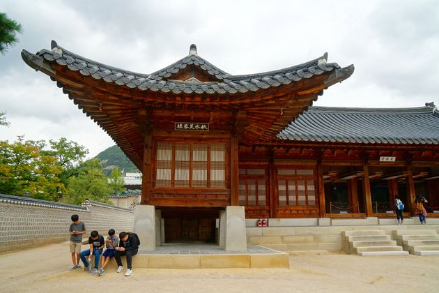 Stilte bij Deoksugung Palace