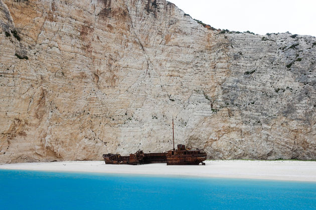 Het beroemde scheepswrak van Shipwreck Beach