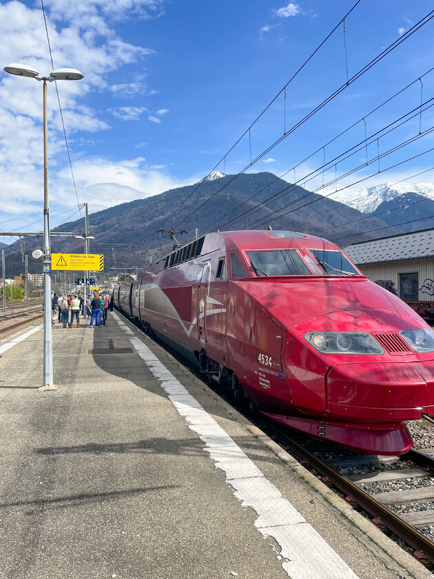 Aime-La-Plagne is onze eindbestemming in de Franse Alpen