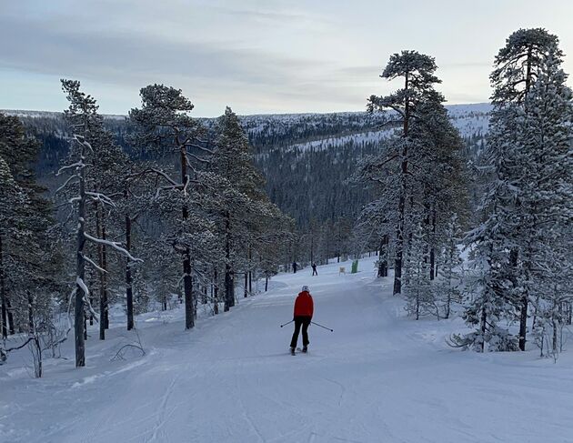 Skiën dalarna zweden.