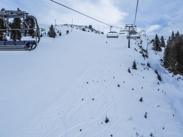 Ik ga al vroeg op pad: de eerste lift omhoog