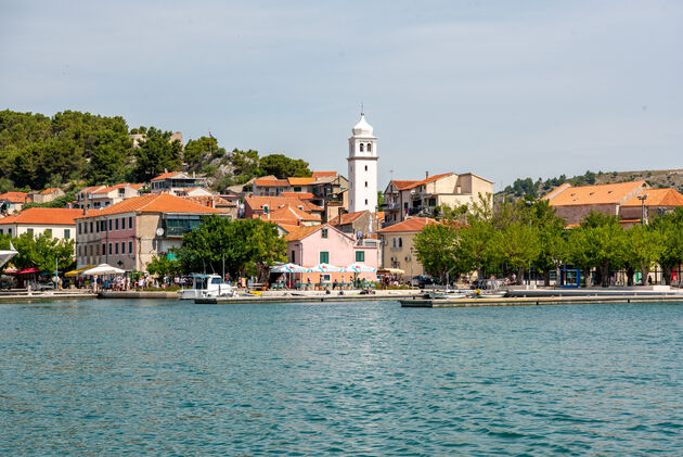 Vanuit de ingang in het dorpje Skradin ben je het dichtst bij de mooiste watervallen van Krka