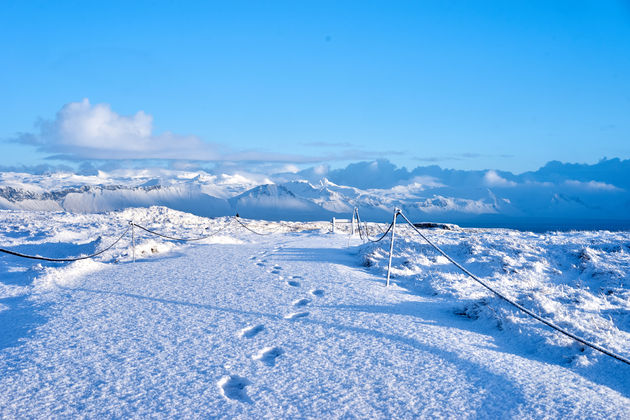 Sneeuw in IJsland