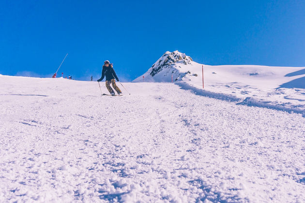 Door de hoge ligging is er een grote sneeuwzekerheid in het gebied