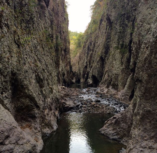 Maak een avontuurlijke tocht, door Somoto Canyon