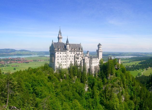 Slot Neuschwanstein vanaf de Mari\u00ebnbr\u00fccke