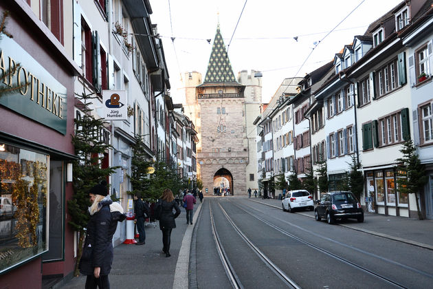 Een van de overgebleven stadspoorten van vroeger die het heeft overleefd