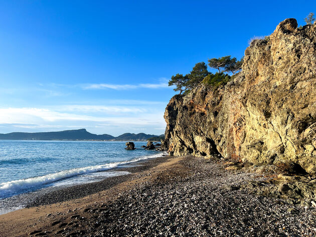 Een van de vele fijne strandjes: Phaselis Bay