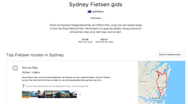 De mooiste fietsroute in Sydney