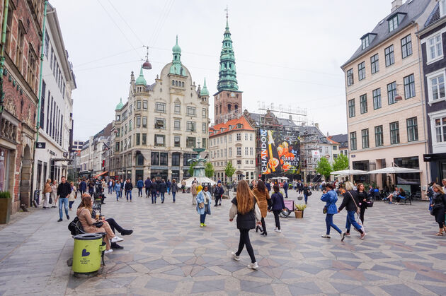 Winkelen in Str\u00f8get, de bekendste straat van Kopenhagen