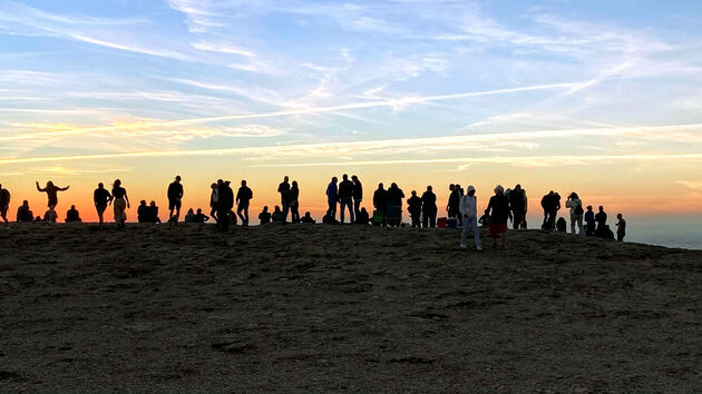 Zonsondergang op het uiterste puntje van Europa