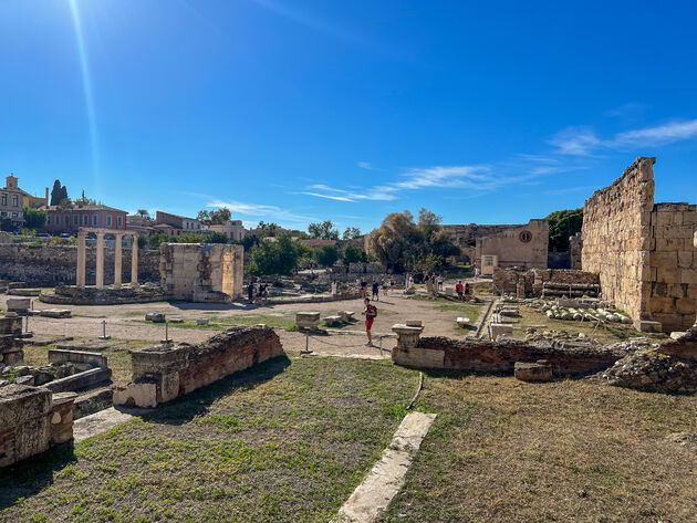 Het gebied BC rond de Tempel van Hephaistos