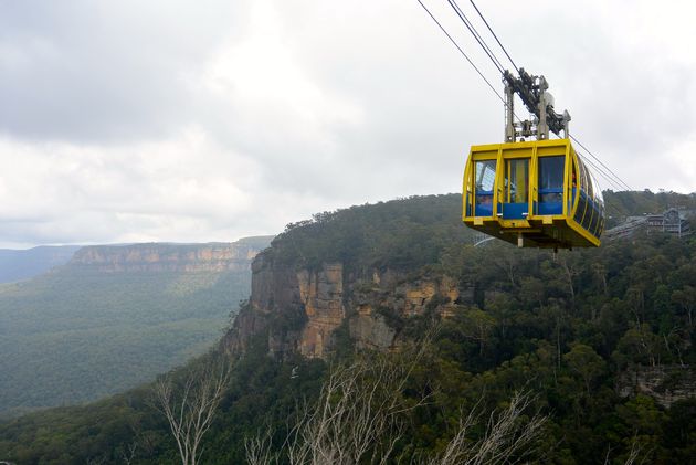 Uitgestrekte natuur en indrukwekkende rotsen in natuurgebied The Blue Mountains