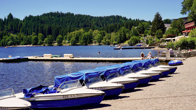 Bootje varen op de Titisee