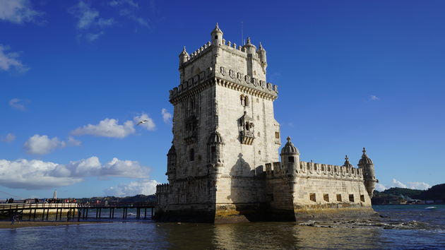 Torre de Belem, een must see vooral vanwege het uitzcht