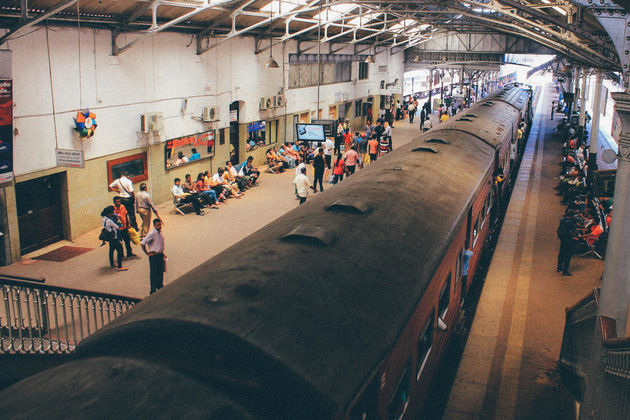 Het startpunt van onze treinreis door Sri Lanka