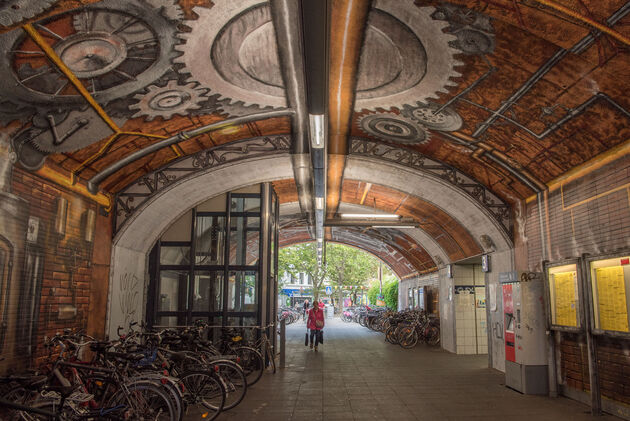 Zelfs in het metrostation