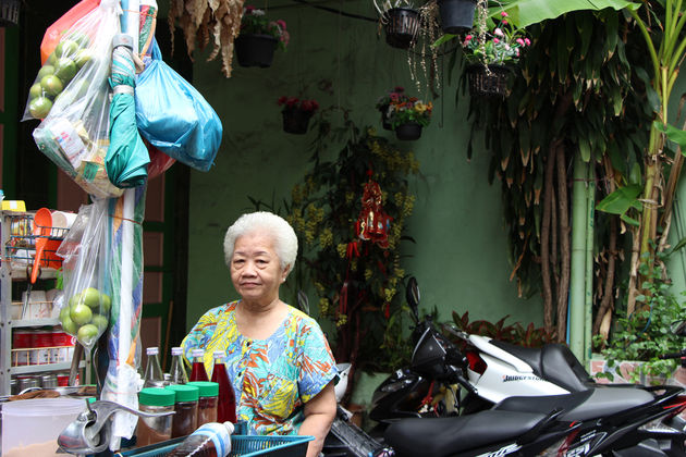 Typisch straatbeeld in Chinatown