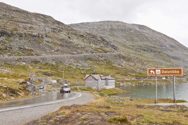 Beginpunt van de route naar Dalsnibba