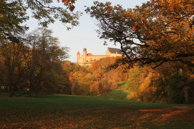 <em>Kasteel Veste Coburg in de herfst<\/em>