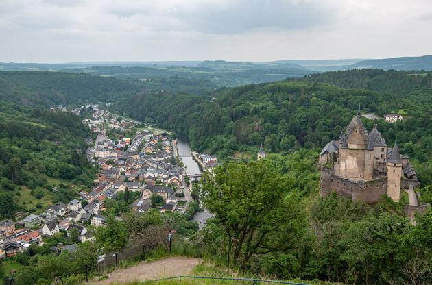 Neem in Vianden de stoeltjeslift omhoog voor dit mooie uitzicht