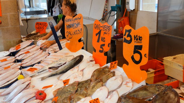 De lekkerste verse vis haal je op de vismarkt