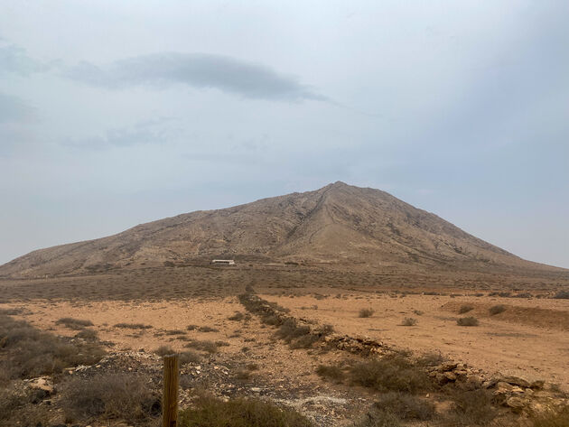 Calderon Hondo is d\u00e9 vulkaan van eiland Fuertentura