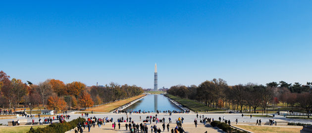 Uitkijken over The Mall in Washington D.C. Foto: Sophie James - Adobe Stock