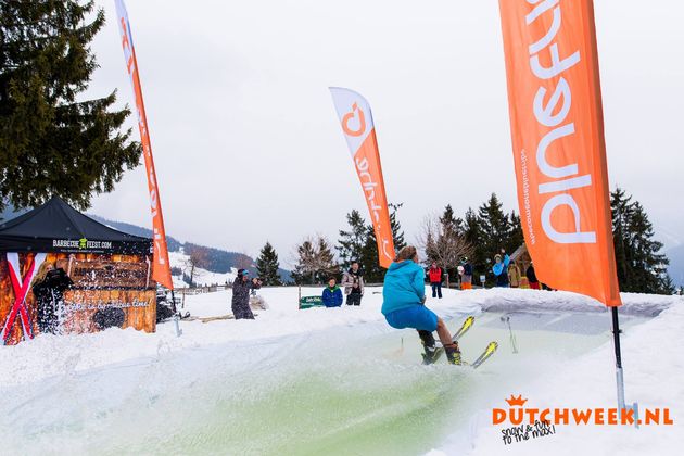 De Bluetribe Water Splash op vrijdag bij de Panorama Alm