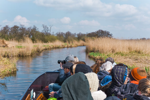 We gaan op pad met een fluisterboot in Weerribben-Wieden